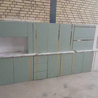 کابینت دو پله اماده پیش ساخته|آب‌چکان و نظم‌دهنده ظروف|یاسوج, |دیوار
