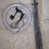 رینگلایت به همراه سه پایه بلند|دوربین عکاسی و فیلم‌برداری|شهریار, شهریار|دیوار