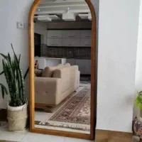 آینه قدی عرض ۷۵ارتفاع ۱۷۵ دور چوب روس|آینه|اشتهارد, |دیوار