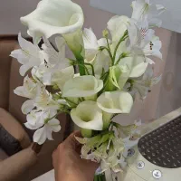 فروش دسته گل طبیعی عروس شیپوری وارداتی