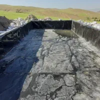 استخر ذخیره آب کشاورزی با ورق ژئوممبران|خدمات باغبانی و درختکاری|محمدیه-قزوین, |دیوار