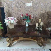 مبلمان 9 نفره همراه عسلی|مبلمان خانگی و میز عسلی|خرمآباد, |دیوار