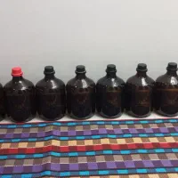 بطری شیشه ای قهوه ای|ظروف نگهدارنده، پلاستیکی، یکبارمصرف|گنبد کاووس, |دیوار