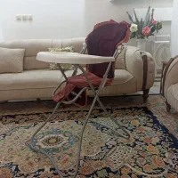 فروش ست کالسکه کریر روروئک و صندلی غذا خوری کودک|کالسکه و لوازم جانبی|خرمآباد, |دیوار