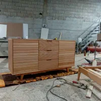 میز کنسول چوبی. دراور چوبی .میزTV