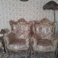 مبلمان ۹نفر سلطنتی منبت‌کاری شده بفروش میرسد|مبلمان خانگی و میز عسلی|دورود, |دیوار