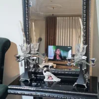 آینه وکنسول وشمعدان|مبلمان خانگی و میز عسلی|رشت, دروازه لاکان|دیوار
