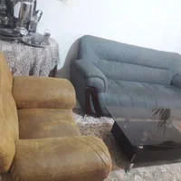 مبل پردهها و جفت لوستر ساعت میز تلوزیون و باندها|مبلمان خانگی و میز عسلی|تربتحیدریه, آغوی|دیوار