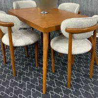 فروش میز ناهارخوری ۴ و ۶ نفره گرد و مستطیل