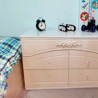 سرویس تخت دو منظوره نوزاد نوجوان، قیمت مناسب تمیز|تخت و سرویس خواب|قزوین, |دیوار