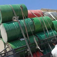 فروش بشکه روغنی تینری پلاستیکی بنایی تخته الوار