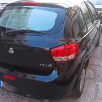 تیبا 2 مشکی مدل 97 بدون رنگ