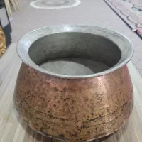 دیگ مسی چکشی قدیمی