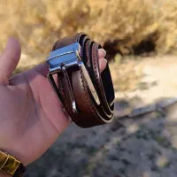 کمربند دورو چرم طبیعی|کیف، کفش، کمربند|چناران, |دیوار