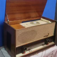 رادیو گرام لامپی گروندیک عتیقه کلکسیونی