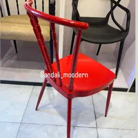 صندلی فلزی سوخاری کبابی فست فود کافیشاپ