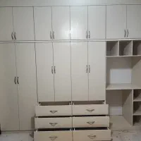 کمد دیواری متحرک رنگ کرم|جاکفشی، کمد، دراور|پاکدشت, پاکدشت (مامازند)|دیوار