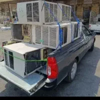 فرسوده وخریدار کولر سوخته سالم.مشتری دوتیکه پنجره