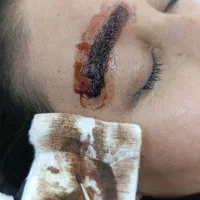 مدل میکرو ابرو و خط چشم شید لب