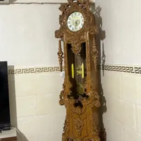 ساعت ایستاده چوبی جنس چوب راش|ساعت دیواری و تزئینی|نسیم‌شهر, |دیوار