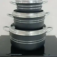 قابلمه سایز بزرگ و سرویس قابلمه.|ظروف پختوپز|قروه, |دیوار