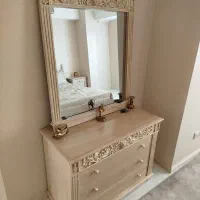 تخت دونفره تمام چوب|تخت و سرویس خواب|سبزوار, مدرس|دیوار