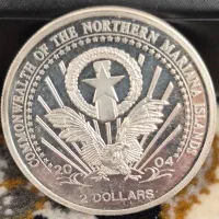 سکه 2دلاری اثباتی نقره با عیار 999