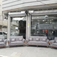 رنگبندی متنوع پایه فلز وچوب/*مبل 7نفره راحتـی|مبلمان خانگی و میز عسلی|قم, نیروگاه|دیوار