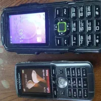 گوشی قدیمی K750iبلوضدضربه سالم ریجستر