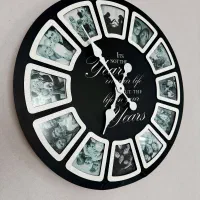 ساعت دیواری مدرن قاب دار