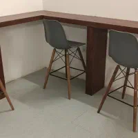 صندلی  ایفلی فایبر  پایه بلند