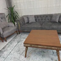 مبل راحتی چستر رنگ طوسی فندقی|مبلمان خانگی و میز عسلی|صفادشت, |دیوار