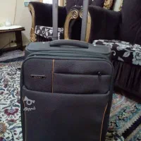 چمدون حرفه ای و قفل دار چرخدار نو نو مناسب جهیزیه