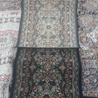 کناره چهارمتری سرمه ای|فرش|کرمانشاه, |دیوار