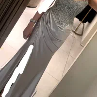 لباس مجلسی کار شده دکلته