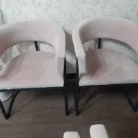 یک صندلی چرخان اداری و ۱۲ عددصندلی ثابت پایه آهنی|صندلی و نیمکت|بندر ماهشهر, |دیوار