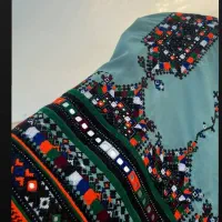 دوخت کلا روی لباس تپه ای ونیم دوز