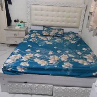 سرویس خواب ۲ نفره کارکرده/تختخواب درحد نو/ کارکرده