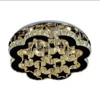 لوستر سقفی مدرن کریستال ریموت‌دار|لوستر و چراغ آویز|تهران, مینابی|دیوار