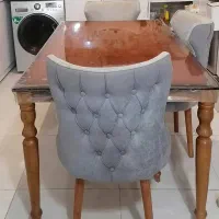میز وصندلی چوبی غذا خوری