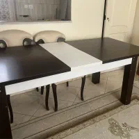 میزناهارخوری با قابلیت تبدیل شدن از۶ نفره به۸ نفره|میز و صندلی غذاخوری|تهران, زنجان جنوبی|دیوار