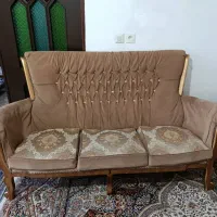 مبل در حد نو + میز عسلی