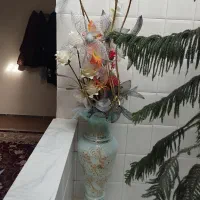 گل و گلدان سالم و تمیز|گل مصنوعی|نظرآباد, رسالت|دیوار