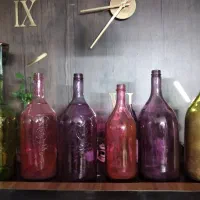 شیشه بطری کافه تزئینی  کافی شاپ