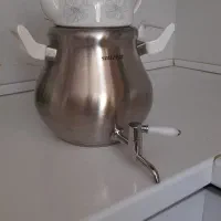 کتری سماوری کف چدن استیل