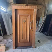 درب ضد سرقت چوب راش|مصالح و تجهیزات ساختمان|اسلام‌شهر, شهرک طالقانی|دیوار