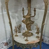 میز تلفن برنجی