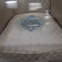 مبل استیل ۷نفره بهمراه جلومبلی درحد نو|مبلمان خانگی و میز عسلی|مشکیندشت, |دیوار