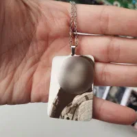 حکاکی لیزری متن وچهره و عکس/گردنبند/کادو(مسترگیفت)