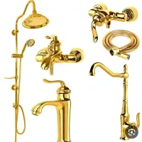 شیر آلات اهرمی  ۶ تایی|مصالح و تجهیزات ساختمان|قم, نیروگاه|دیوار